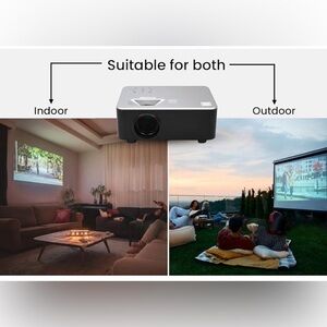 RCA Projector and Projector screen